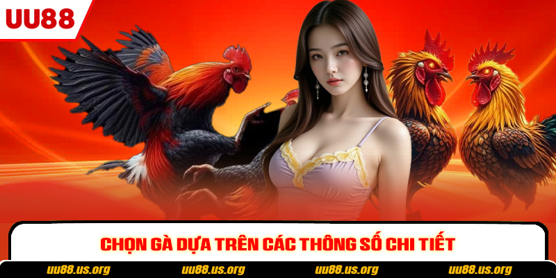 Chọn gà dựa trên các thông số chi tiết