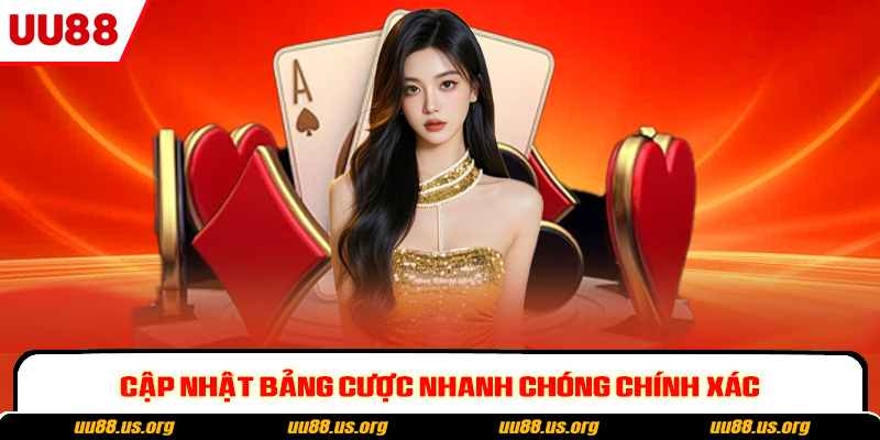 Cập nhật bảng cược nhanh chóng chính xác